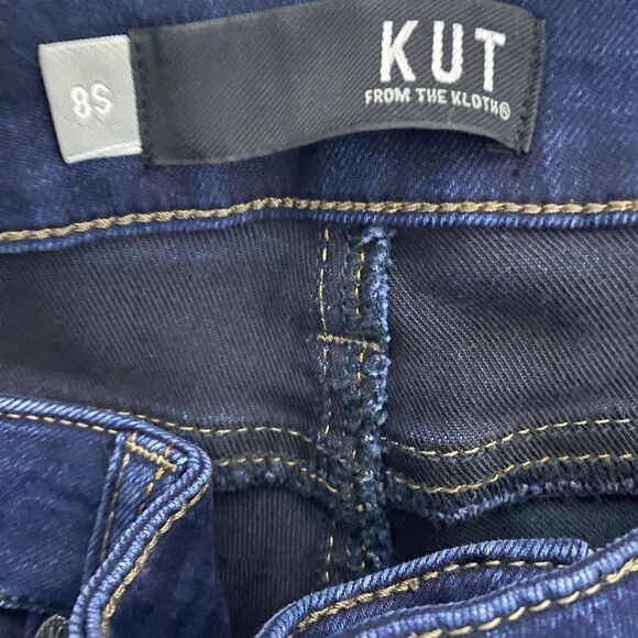 Kut Kloth Jeans Womens 8 Short Dark Wash Mia Skinny Leg Stretch Denim - Picture 7 of 9